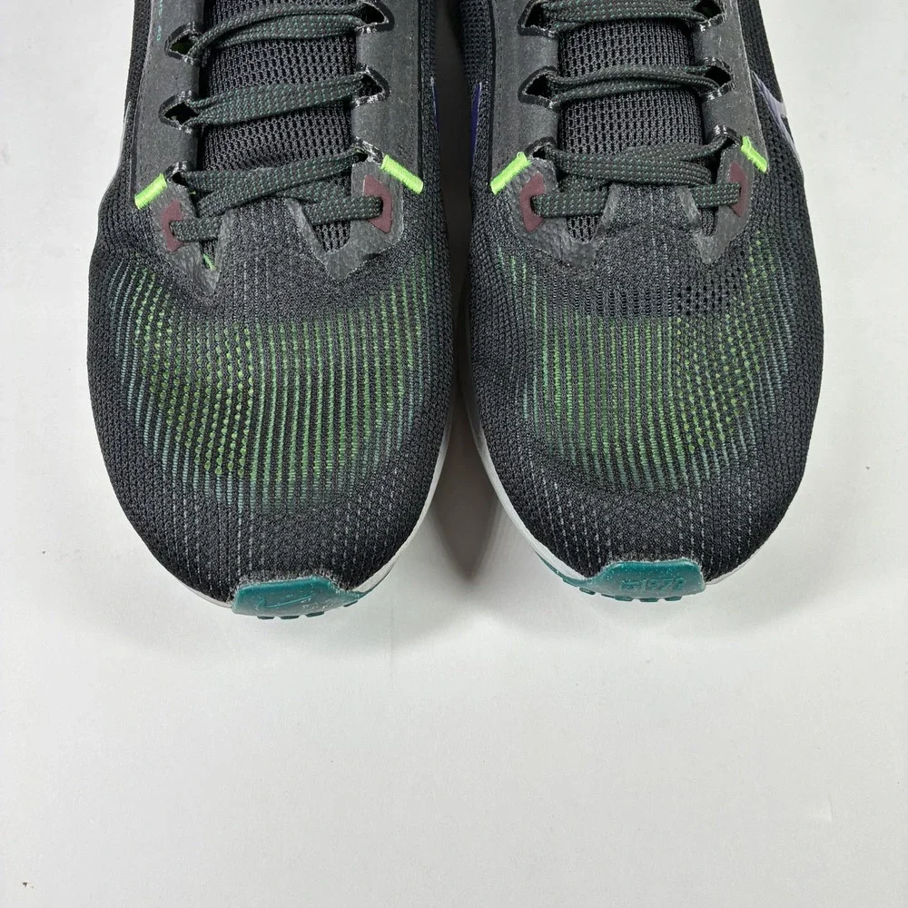 Nike Air Zoom Pegasus 40 Men's US 13 Black Purple Ink Running Shoes DV3853-005